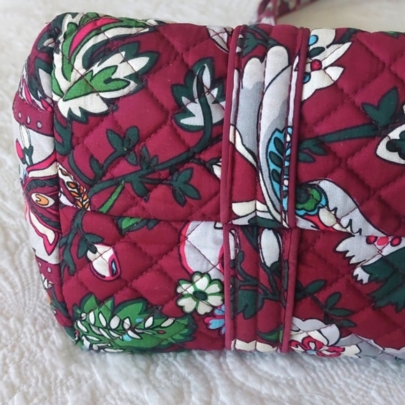 Vera Bradley HTF Bordeaux Blooms Iconic Tote - Picture 4 of 10